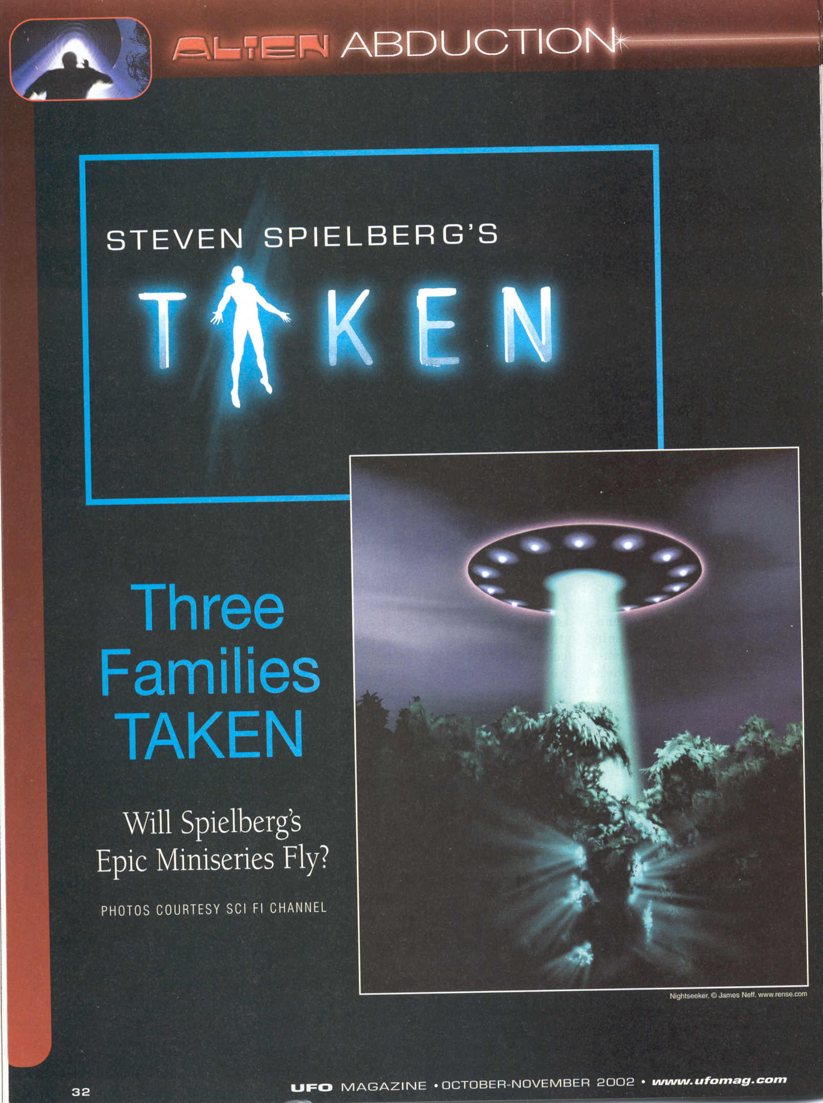 UFO - Oct-Nov 2002 - Three Families Taken - Page 1
Keywords: ;taken_media