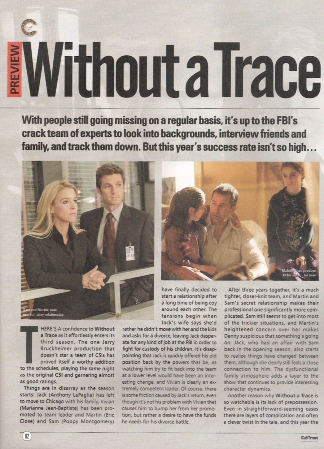 Cult Times Special #32 - Dec 2004 - Without A Trace - Page 1
Keywords: ;wat_media